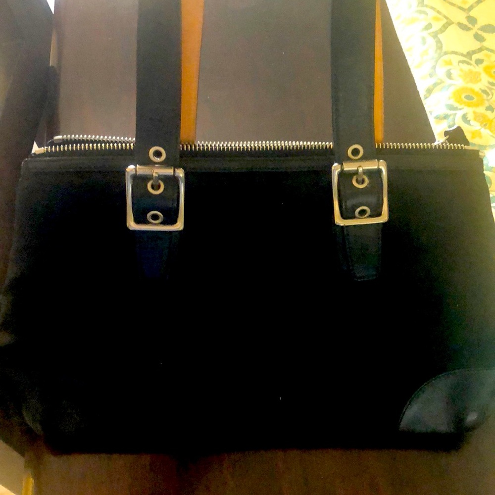 Black coach bag